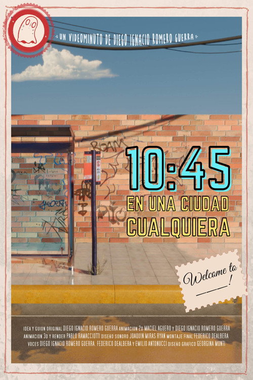 Movie poster for 10:45 in a city like any other (2021)