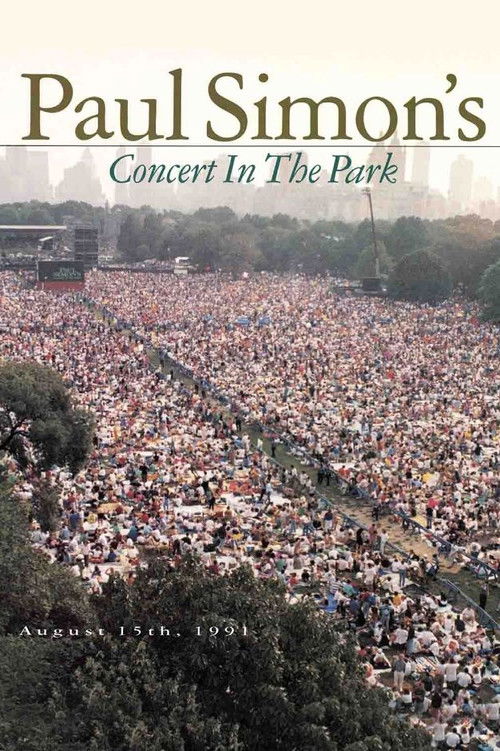 Paul Simon's Concert in the Park poster