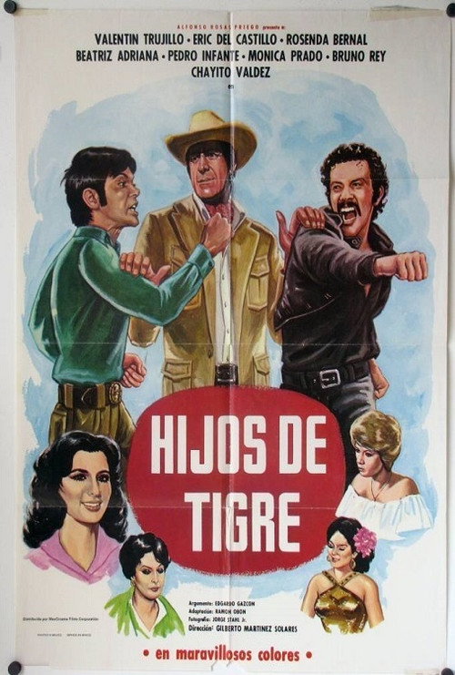 Movie poster for Hijos de tigre (1980)