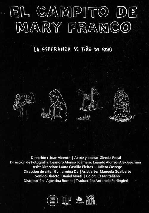 Movie poster for El campito de Mary Franco