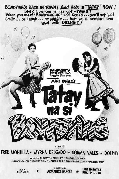 Movie poster for Tatay na si Bondying (1955)