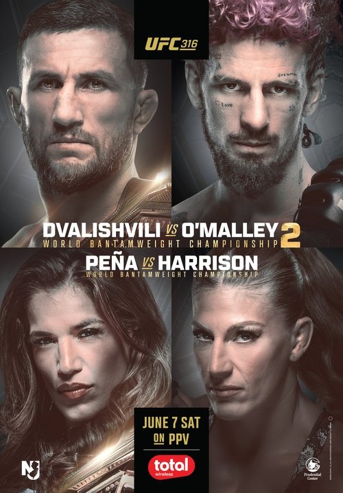 Movie poster for UFC 316: Dvalishvili vs. O'Malley 2 (2025)