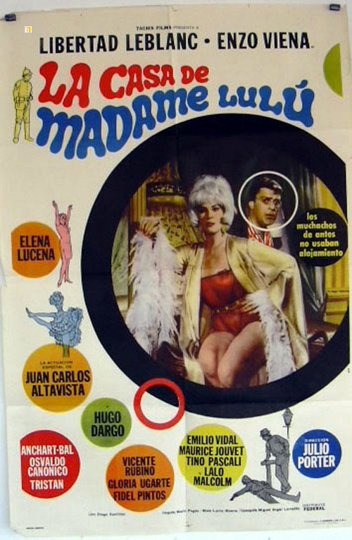 Movie poster for La casa de Madame Lulú (1968)