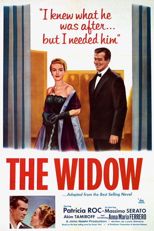 Movie poster for The Widow (1955)