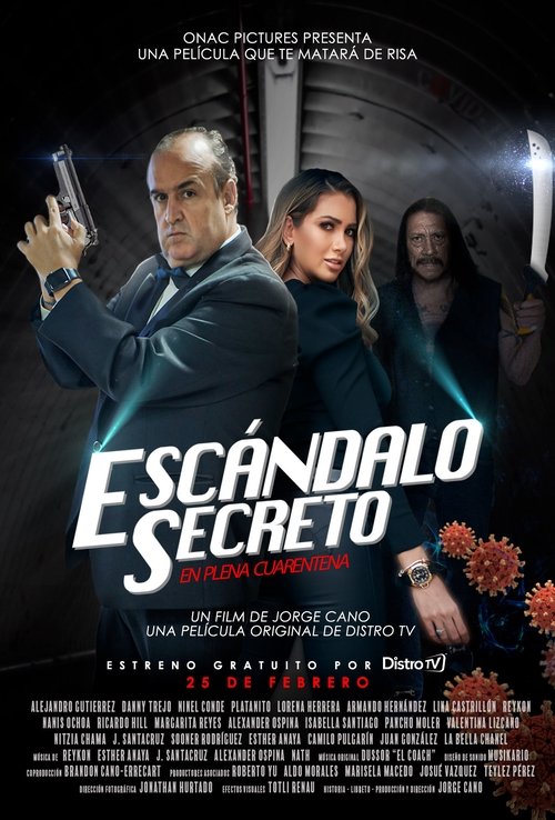Movie poster for Escándalo Secreto En Plena Cuarentena (2022)