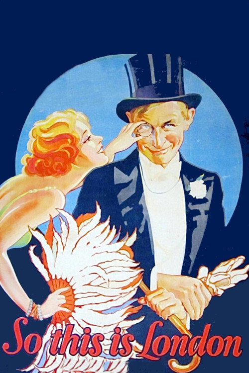 Movie poster for So This Is London (1930)