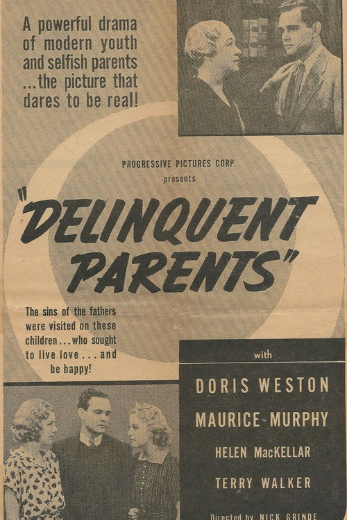 Movie poster for Delinquent Parents (1938)