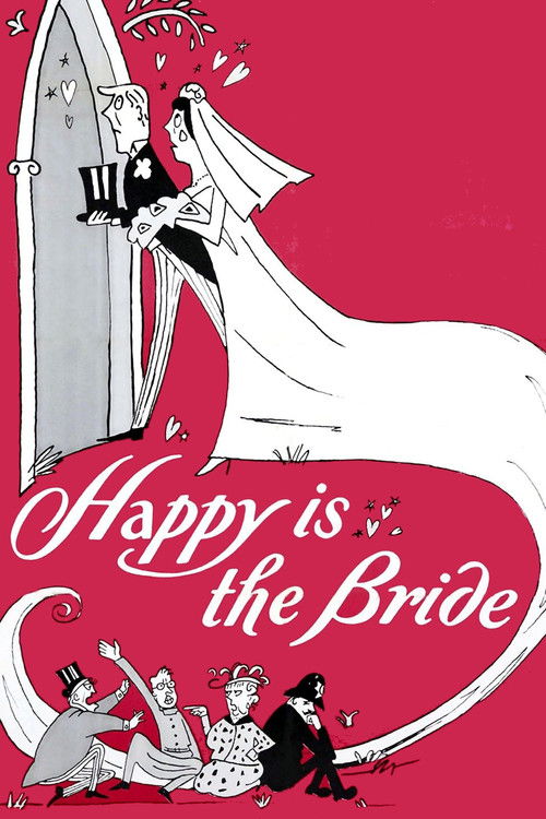 Movie poster for Happy Is the Bride (1958)