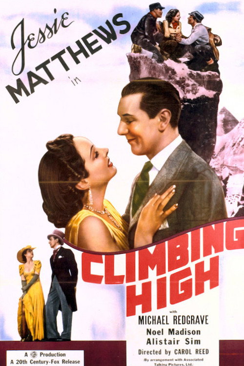 Movie poster for Climbing High (1938)
