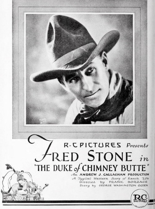 Movie poster for The Duke of Chimney Butte (1921)