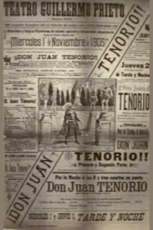 Movie poster for Don Juan Tenorio (1898)
