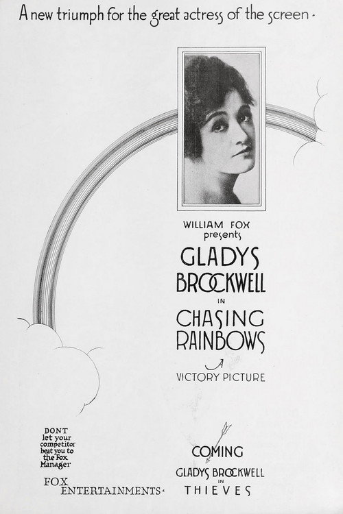 Movie poster for Chasing Rainbows (1919)