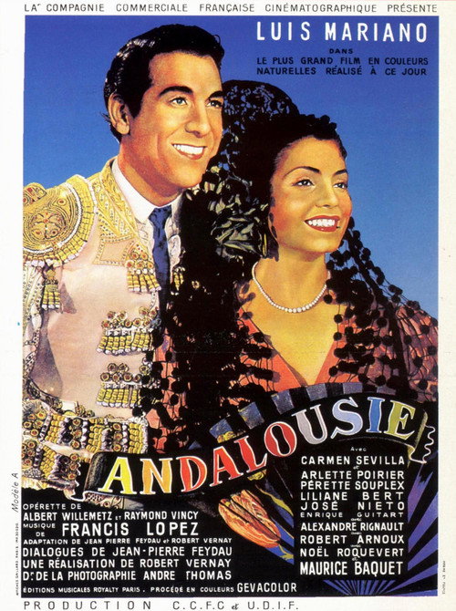 Movie poster for Andalusia (1951)
