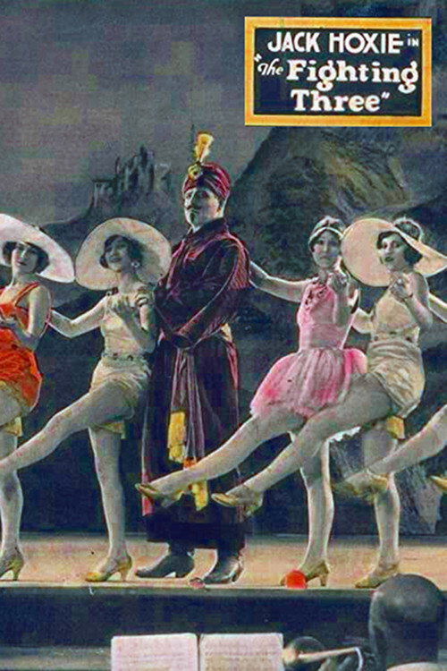 Movie poster for The Fighting Three (1927)