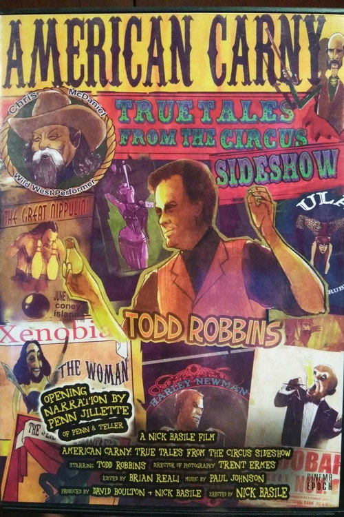 Movie poster for American Carny: True Tales from the Circus Sideshow (2008)