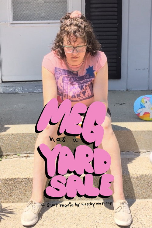 Movie poster for Meg has a Yard Sale