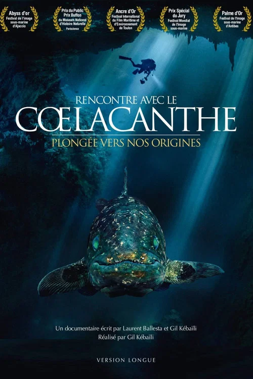 Movie poster for The Coelacanth, a dive into our origins (2013)