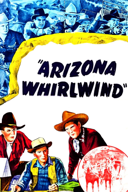 Movie poster for Arizona Whirlwind (1944)