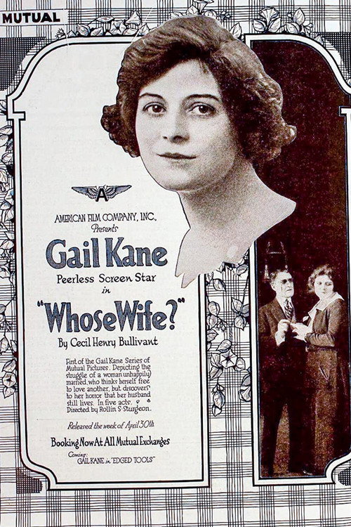 Movie poster for Whose Wife? (1917)