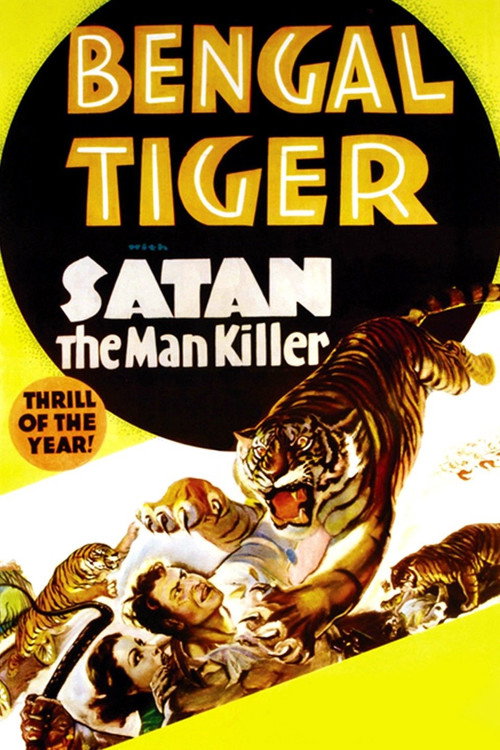 Movie poster for Bengal Tiger (1936)