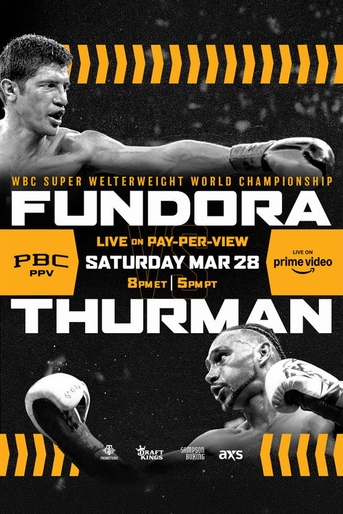 Movie poster for Sebastian Fundora vs. Keith Thurman (2026)