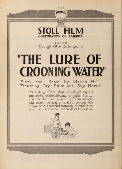 Movie poster for The Lure of Crooning Water (1920)