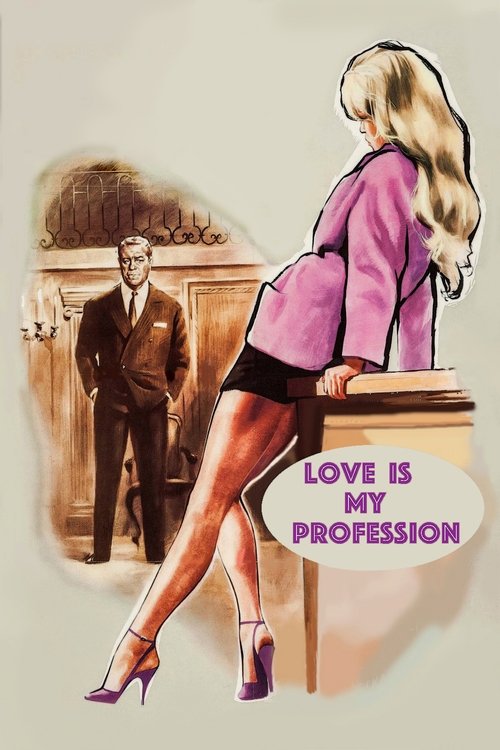 Movie poster for Love Is My Profession (1958)