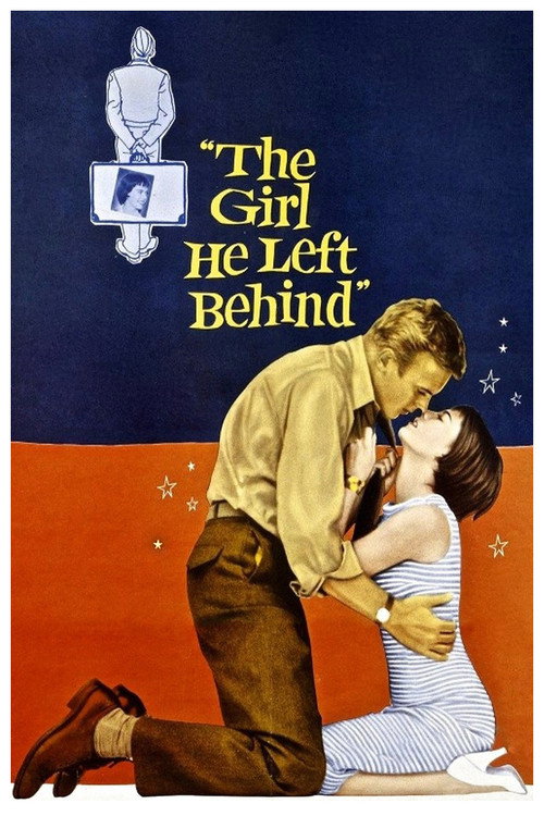 Movie poster for The Girl He Left Behind (1956)