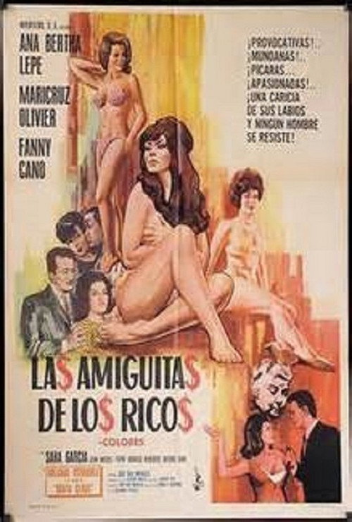 Movie poster for Las amiguitas de los ricos (1968)