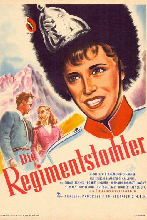 Movie poster for Die Regimentstochter (1953)