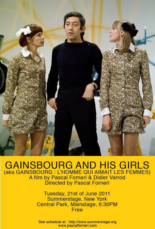 Movie poster for Gainsbourg and His Girls (2010)