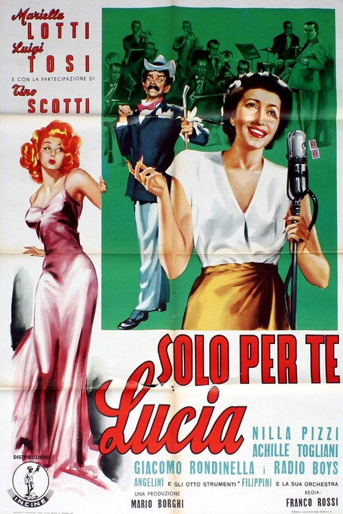 Movie poster for Solo per te Lucia (1952)