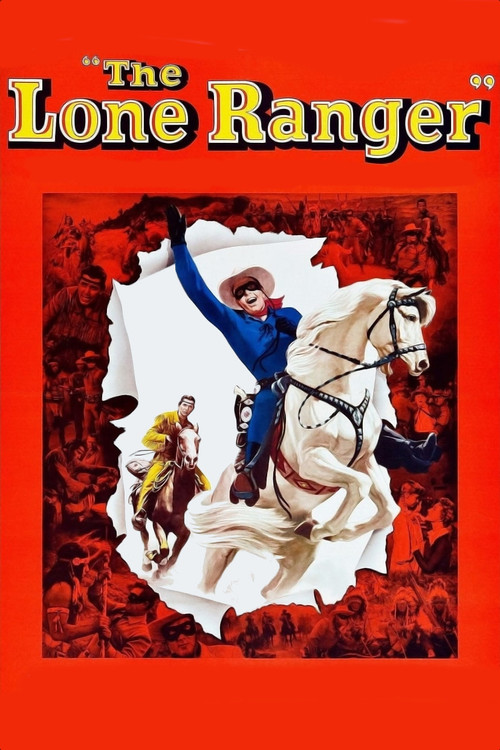 Movie poster for The Lone Ranger (1956)