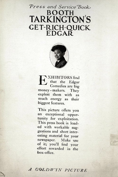 Movie poster for Get Rich Quick Edgar (1920)