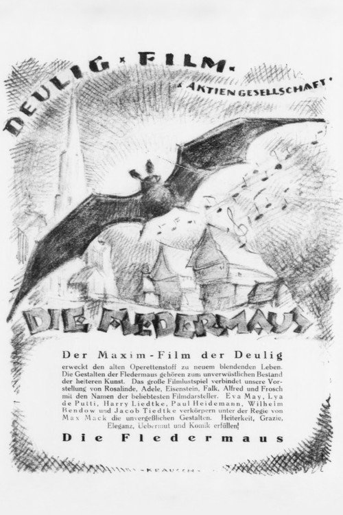 Movie poster for Die Fledermaus (1923)