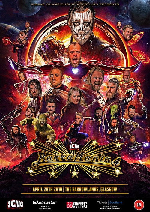 Movie poster for ICW BarraMania 4 (2018)