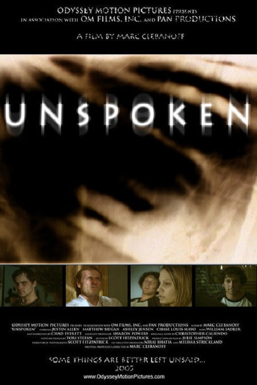 Movie poster for Unspoken (2006)