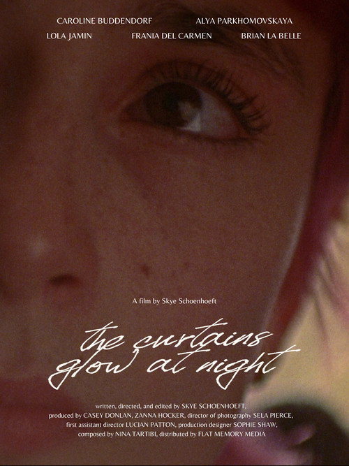 Movie poster for The Curtains Glow At Night (2024)