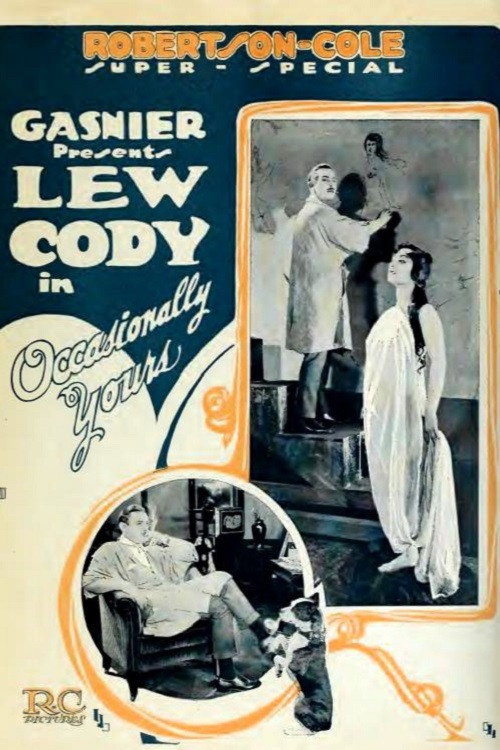 Movie poster for Occasionally Yours (1920)