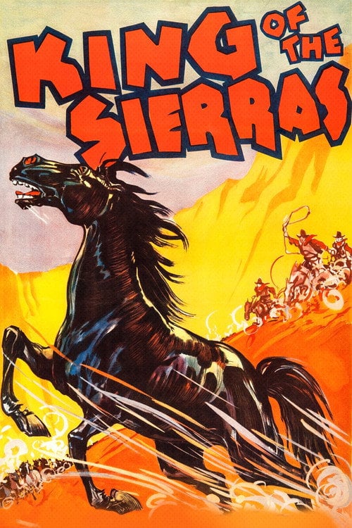 Movie poster for King of the Sierras (1938)