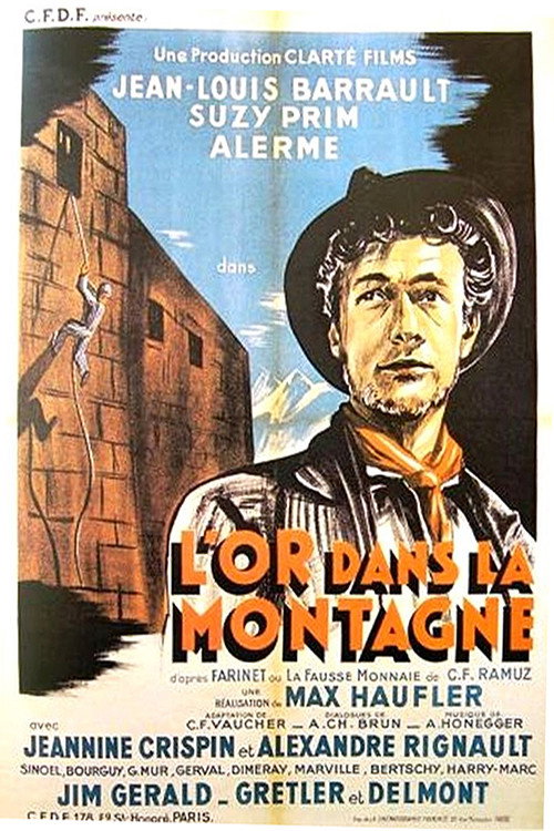 Movie poster for L'Or dans la montagne (1939)