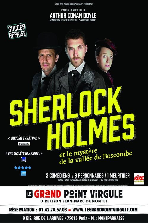 Movie poster for Sherlock Holmes et le mystère de la vallée de Boscombe (2023)