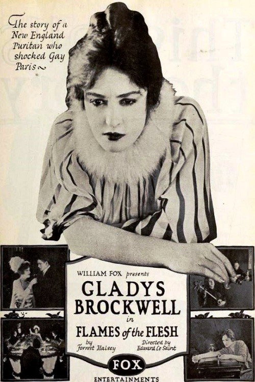 Movie poster for Flames of the Flesh (1920)