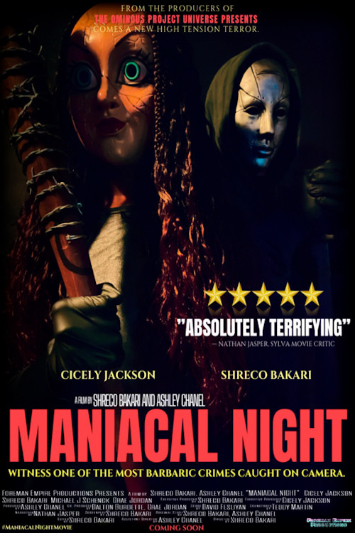 Movie poster for Maniacal Night (2022)