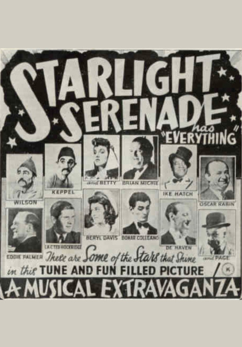 Movie poster for Starlight Serenade (1944)