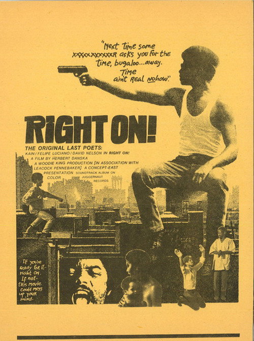 Movie poster for Right On! (1970)