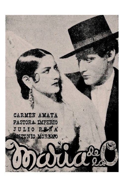 Movie poster for María de la O (1939)