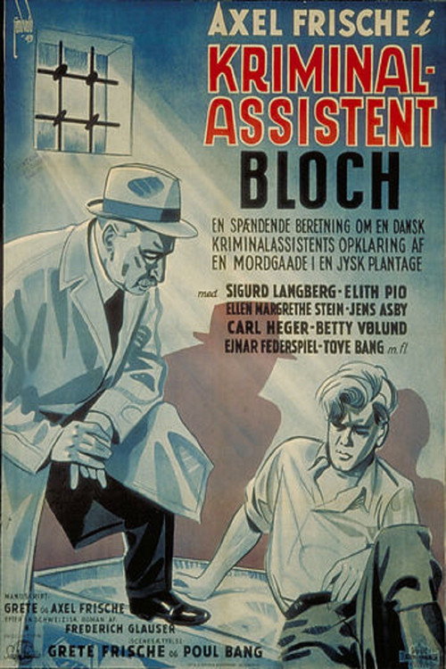 Movie poster for Kriminalassistent Bloch (1943)