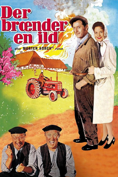 Movie poster for Der brænder en ild (1962)