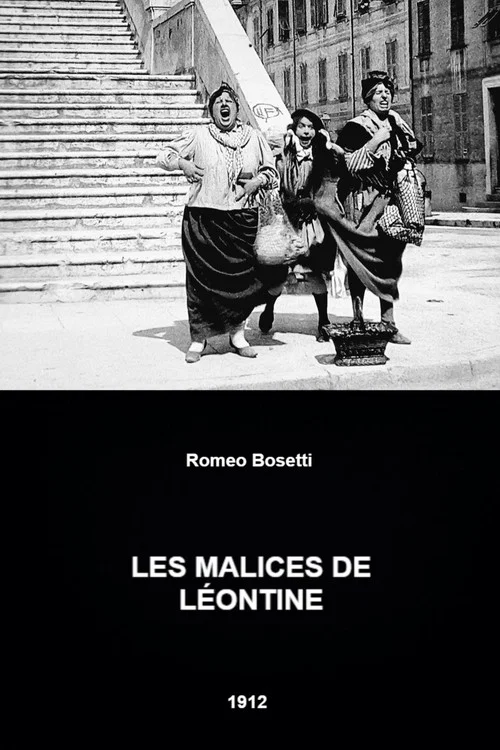Movie poster for Léontine’s Pranks (1912)